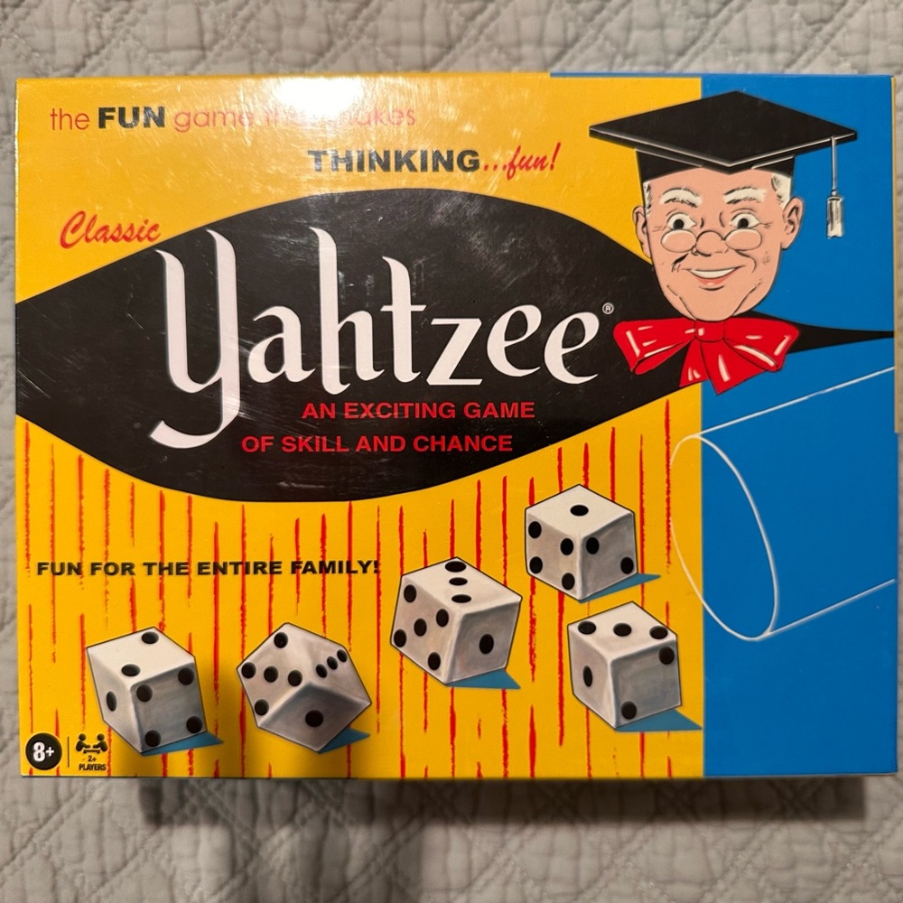 Classic Yahtzee Game - Fun Family Dice Game